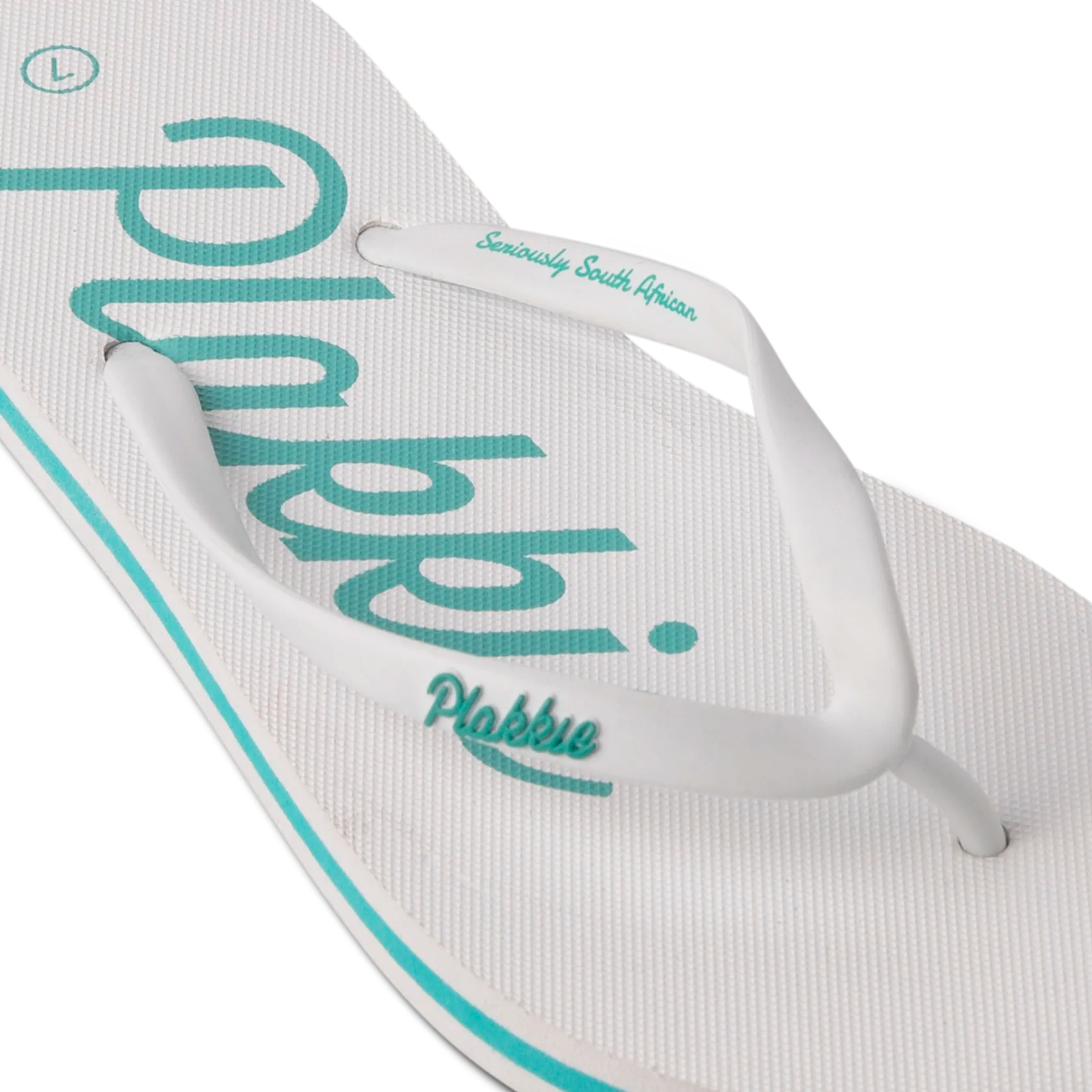 Plakkie Port Saint Johns (White and Mint)