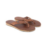 Veldskoen Mens Plakkie - Thick Strap (Brown Leather)