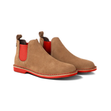 Chelsea Boot Pinotage (Red Sole)