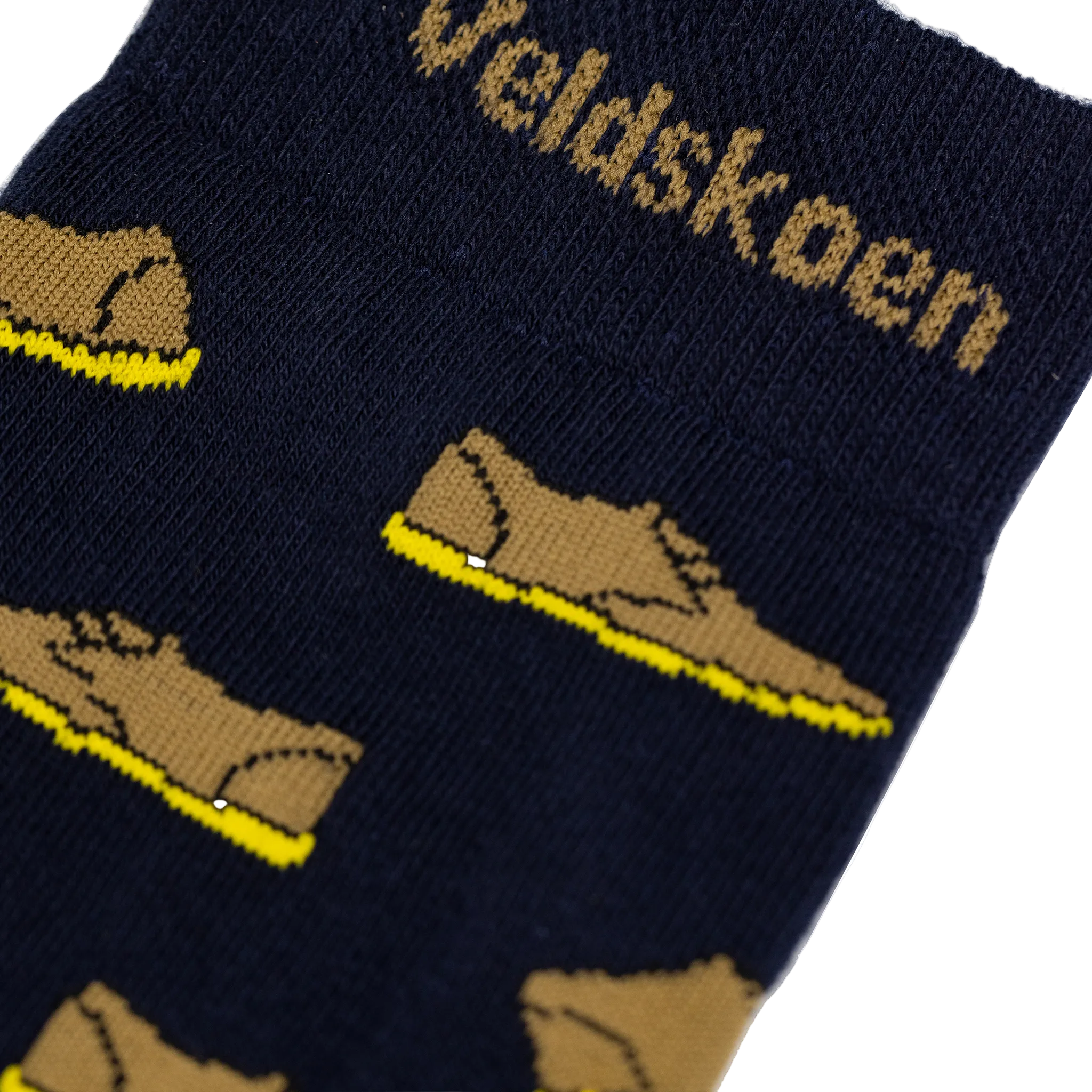 Veldskoen Socks (Navy and Yellow)