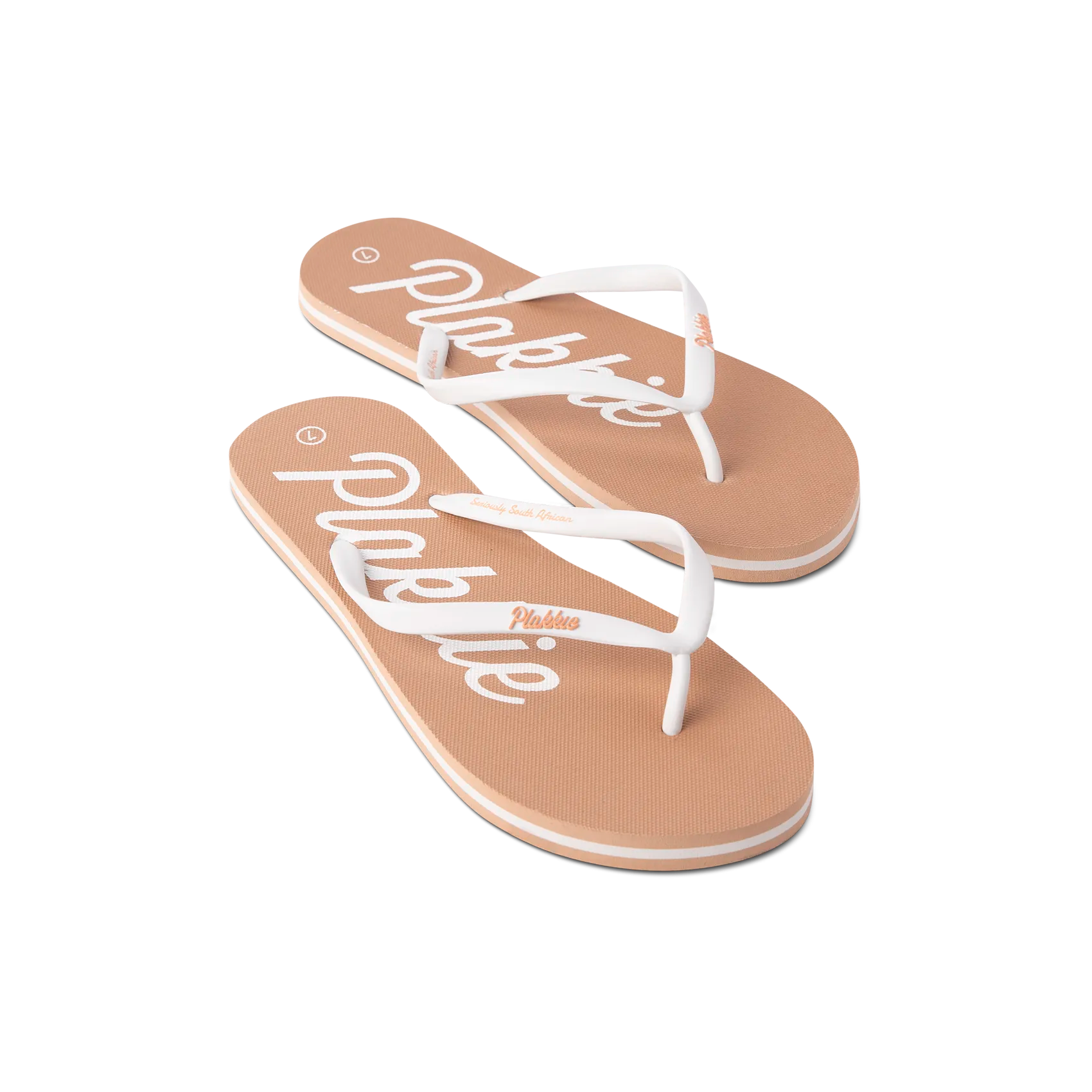 Plakkie Coffee Bay (Tan and White)