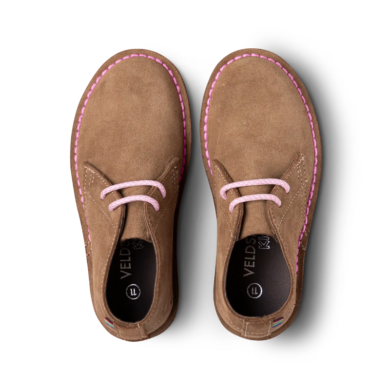 Veldskoen Kids Harper the Hippo (Pink Sole)