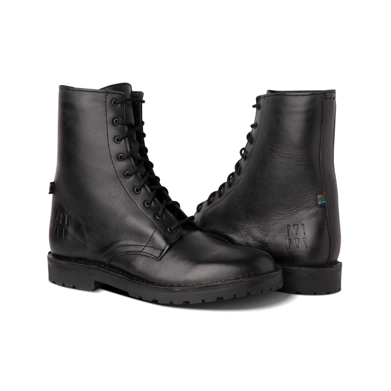 The Veldskoen MoveMe Ranger Boot (Black Leather with Black Sole)