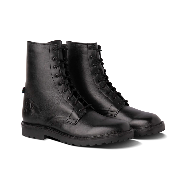 The Veldskoen MoveMe Ranger Boot (Black Leather with Black Sole)
