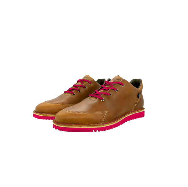 Veldskoen Hadeda Loft Golf Shoe (Hot Pink Sole)