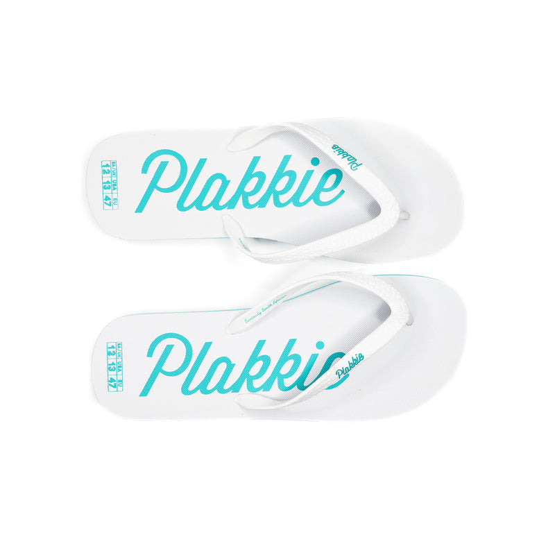 Plakkie Port Saint Johns (White and Mint)