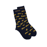 Veldskoen Socks (Navy and Yellow)